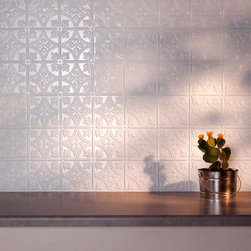 Fasade Traditional 1 in Matte White - Home Decor