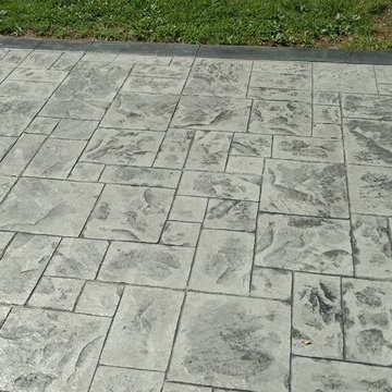 John- Wood deck and stamped concrete patio and more