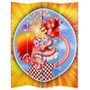 6 ft. Tall Double Sided Grateful Dead Steal Your Face Canvas Room Divider