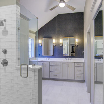 Timeless Primary Bathroom Remodel with Improved Storage & Layout