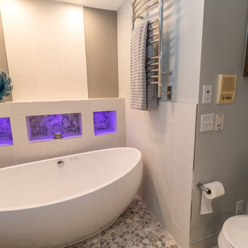 Project 2025-3 Golden Valley Transitional Master Bathroom Remodel with Spa Feel
