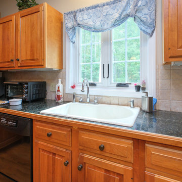 New Windows in Pretty Kitchen - Renewal by Andersen Westchester, Putnam & Fairfi