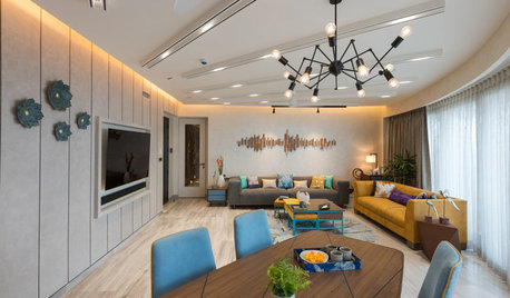 15 of the Best False Ceiling Designs From Indian Open-Plan Spaces