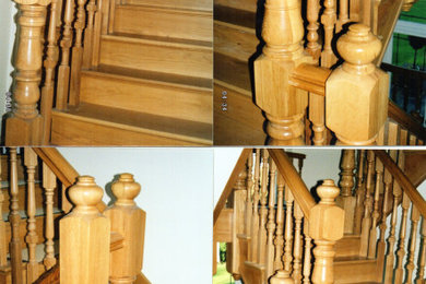Inspiration for a traditional staircase in Hampshire.