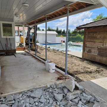Perimeter Drain Repair & Deck Rebuild
