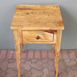 spalted pecan end table - Side Tables And End Tables
