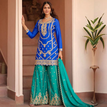Trending Palazzo Suits for Weddings & Celebrations