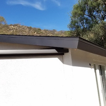 Calabasas Fascia Cladding and Square Rain Gutters