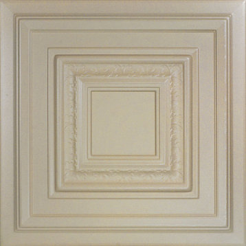 20"x20" Chestnut Grove, Styrofoam Ceiling Tile, Lenox Tan