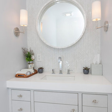 Beach Home Bathroom and At Home Office