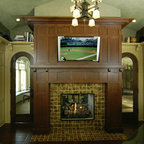 Craftsman fireplace surround