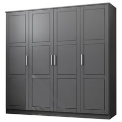 Palace Imports 100% Solid Wood Smart Wardrobe Armoire with 2