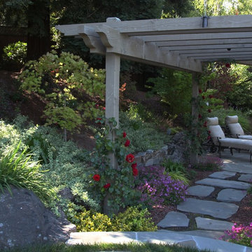 Beautiful pond, pool,pergola and garden