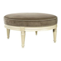 Hickory Chair Ottomans and Benches - Footstools And Ottomans