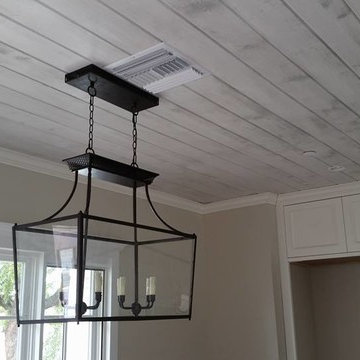 Distressed White Ash Ceiling Finish 2