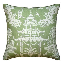 Lhasa Green Pillow - Decorative Pillows