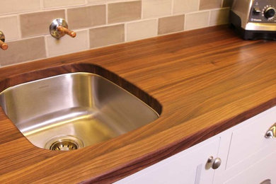 Walnut Kitchen Counter Top With Sink Cut Out