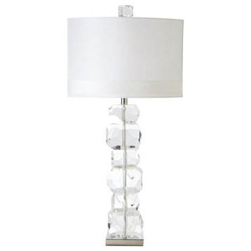 Stacked Gemstone Tall Table Lamp