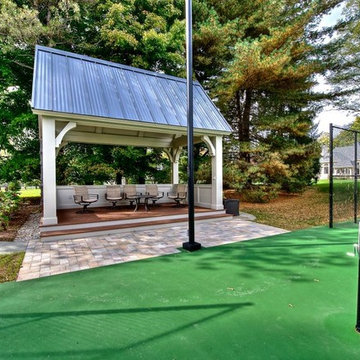 Estate Tennis Court, Carmel, Indiana