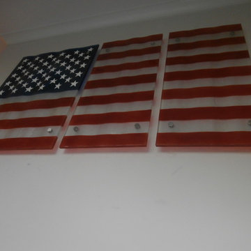 Fusion Glass American Flag