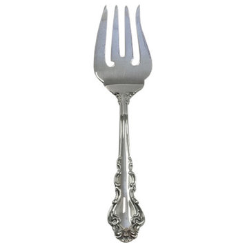 Reed & Barton Sterling Silver Spanish Baroque Cold Meat Fork