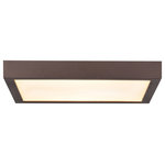 Access Lighting - Ulko Exterior Square LED Flush Mount, Bronze, 9" - Access Lighting is a contemporary lighting brand in the home-furnishings marketplace.  Access brings modern designs paired with cutting-edge technology. We curate the latest designs and trends worldwide, making contemporary lighting accessible to those with a passion for modern lighting.