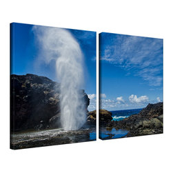 Ready2HangArt - Ready2HangArt Christopher Doherty 'Rocky Beach' Canvas Wall Art (2 Piece) - Prints And Posters