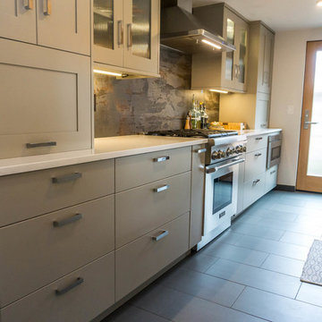 Galley style kitchen
