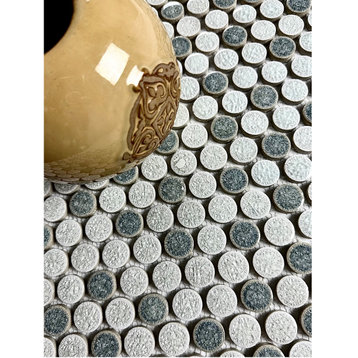 Pennyround 1x1 Ceramic Decorative Backsplash Wall Floor Tile