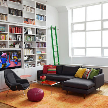 LZF - Link and Orbit Lamps Make Choice Features In A Brooklyn Loft - USA