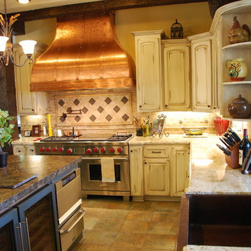 Livermore Residence Copper Range Hood