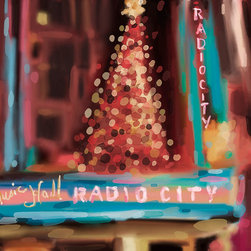 Radio City Music Hall Christmas New York City - Fine Art Prints