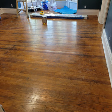 floor and stairway rehab in historical home