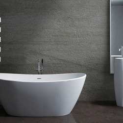 designer stone bathroom ware from the pietra bianca collection - Bathtubs