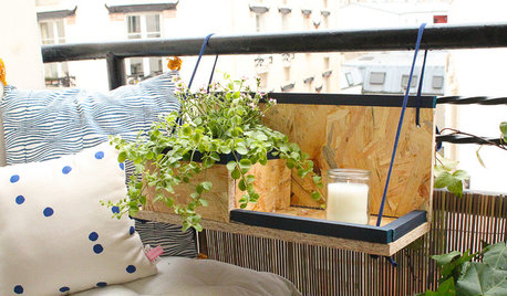 DIY : Une jardinière en OSB pour le balcon