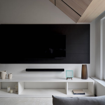 Contemporary Tennis Court Clubhouse
