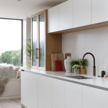 Signature Bespoke Scandi-style Kitchen Featuring EWE Handleless Furniture