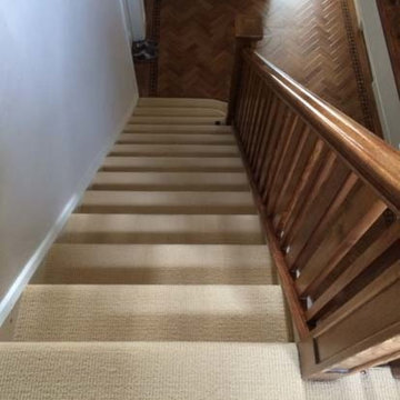 Amtico Herringbone Design Installed to Floor in a Hallway