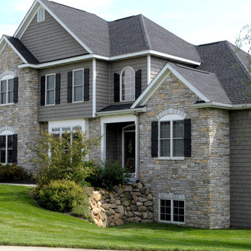 Mystic Gray Cut Cobble and Laytite