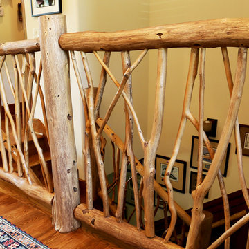 Rustic Rocky Springs Interior Stairs