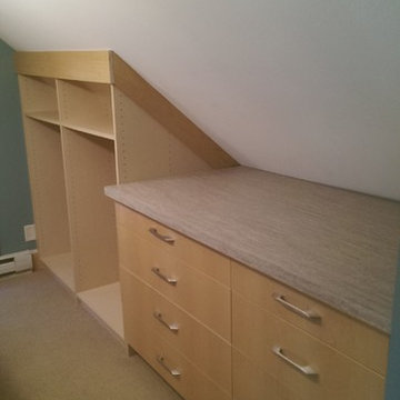 Angled Ceiling Closets
