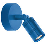 Troy RLM - LED Bullet Head Monopoint Wall Sconce, Blue - RLM stands for Reflective Luminaire Manufacturer.