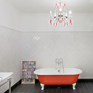 Badezimmer in schwarz-weiß - Ideen & Bilder | HOUZZ