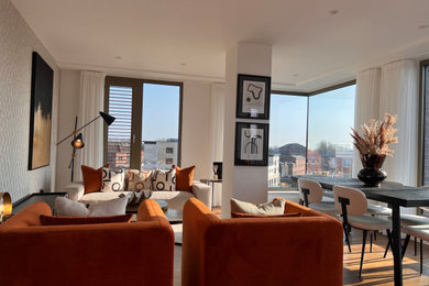Inspiration for a living room in Cheshire.
