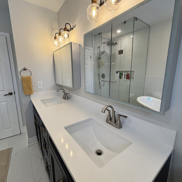 ✨ From Outdated to Elevated: A Mississauga Bathroom Reinvented ✨