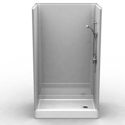 Multi-Piece Curbed 48&Prime; x 34&Prime; x 81 1/2&Prime; Shower | 6&Prime; Curb Height - Products