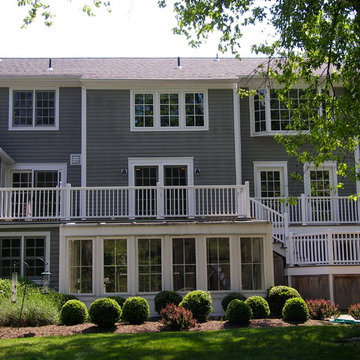 Multi Level Trex Deck & Artisan Railings - Bernardsville NJ