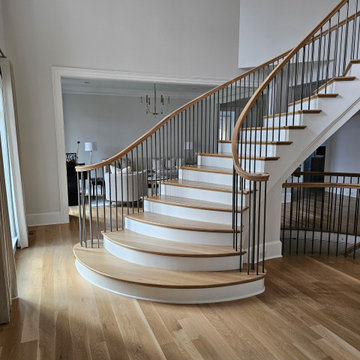 Project #116 | Elegant Curved Staircase