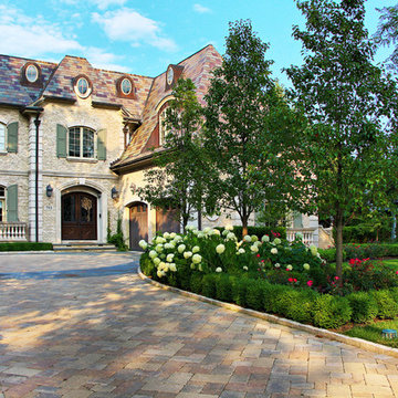 Glencoe French Chateau - Formal Pool and Landscape