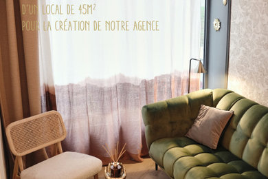 Cette image montre un salon traditionnel.